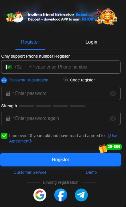666w game account creation and verification process