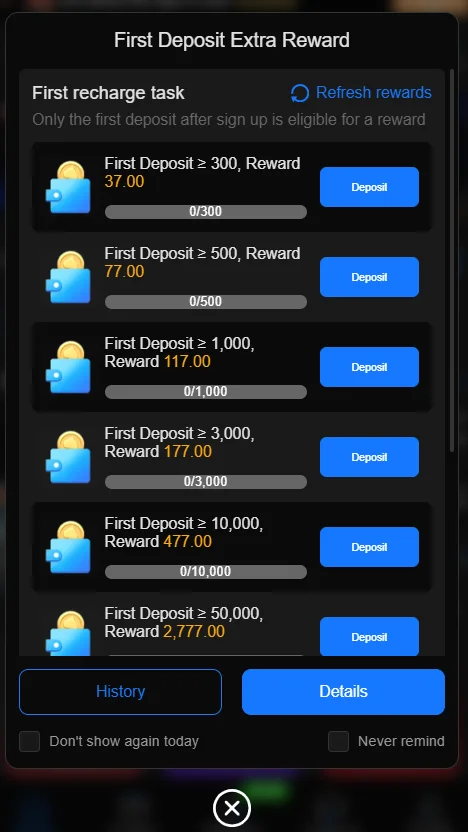688WIN Game daily rewards and bonus offers screen
