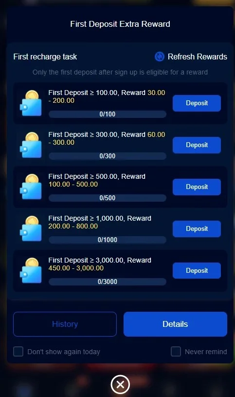 Y3333 Game login rewards and VIP benefits